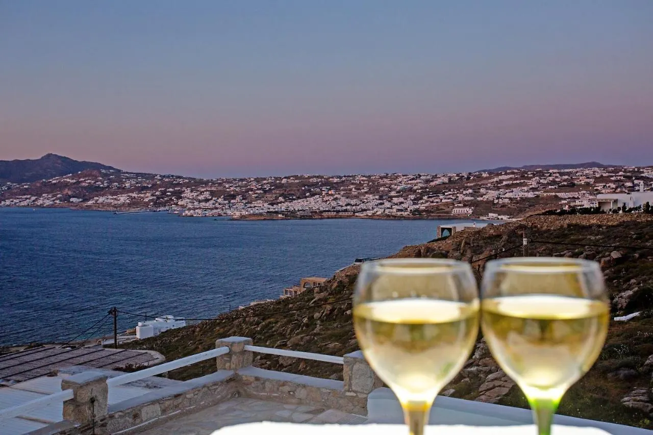 Villa Biancarosa With Amazing Views! Mykonos Town