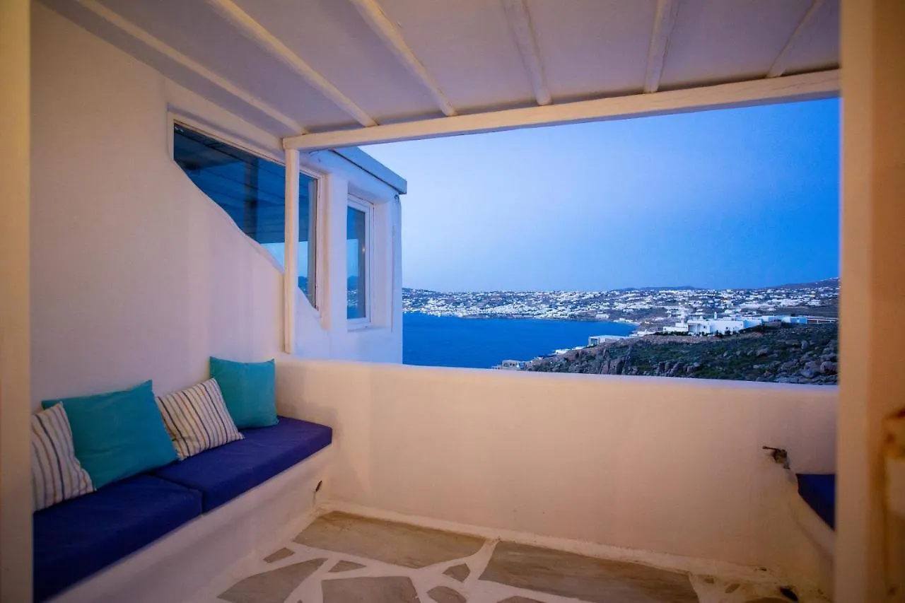 Semesterbostad Villa Biancarosa With Amazing Views! Mykonos Town Grekland